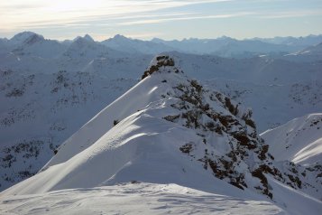Small Peak above Pischa Ski Area