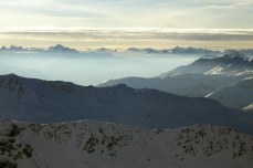 Eveneing View from Pischahorn (Davos)
