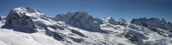 Monte Roas (left) - Highest Peak of Switzerland