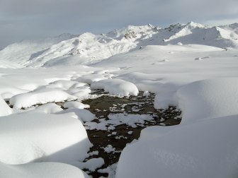 Frozen Creek Flüela Pass
