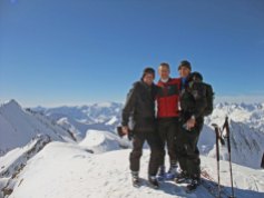 Giorgio, Dominik & Uli on Rothorn